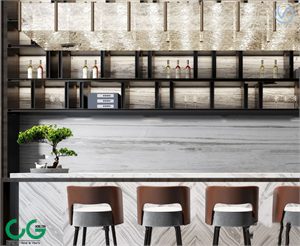 3d model of modern marble bar